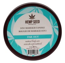 Hemp Seed 3-in-1 Massage Candle-Far Out 6oz